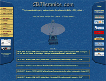 Tablet Screenshot of cbjilemnice.com